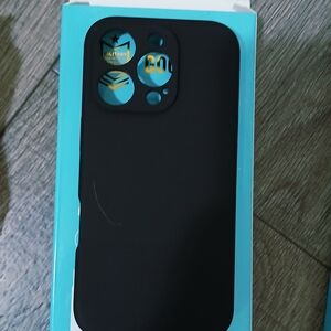 Black Phone Case with Camera Protector